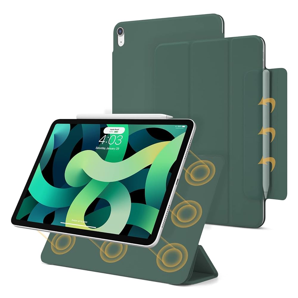 iPadアクセサリー iPad Air4 +pencil2 + Smart Folio 第4世代iPad AirにSmartFolioを取り付けたら落ちなかった話
